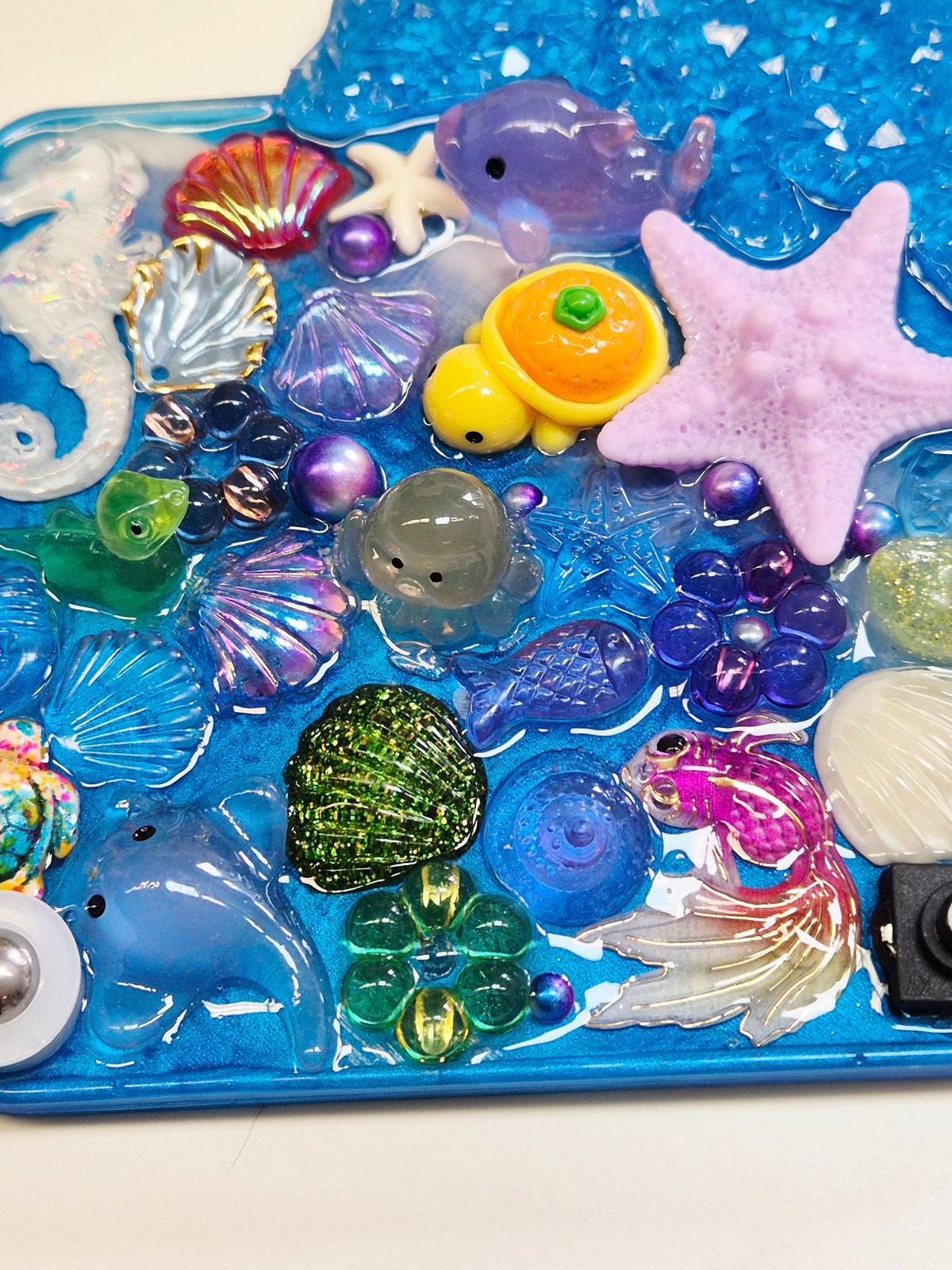 Stim Fidget Pad Kristalldelfin