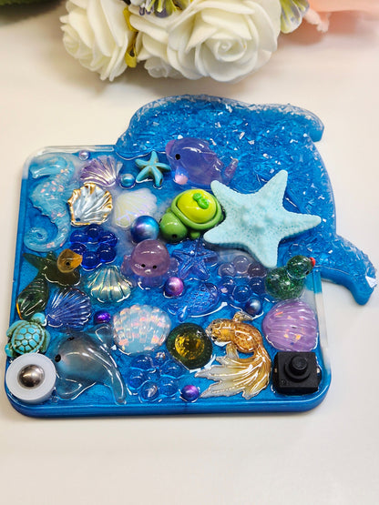 Stim Fidget Pad Kristalldelfin