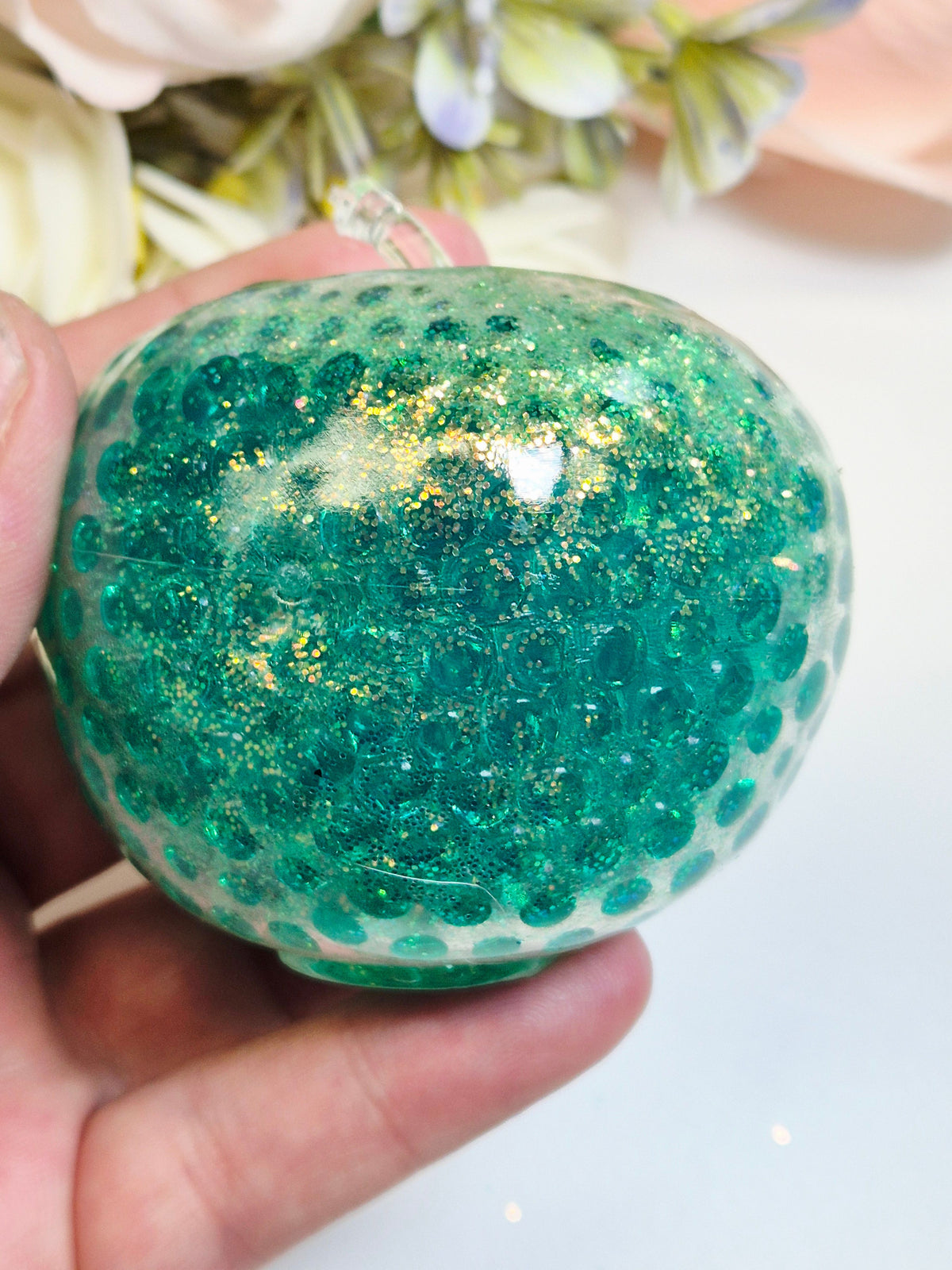 Stressball Apfel Wasserperlen