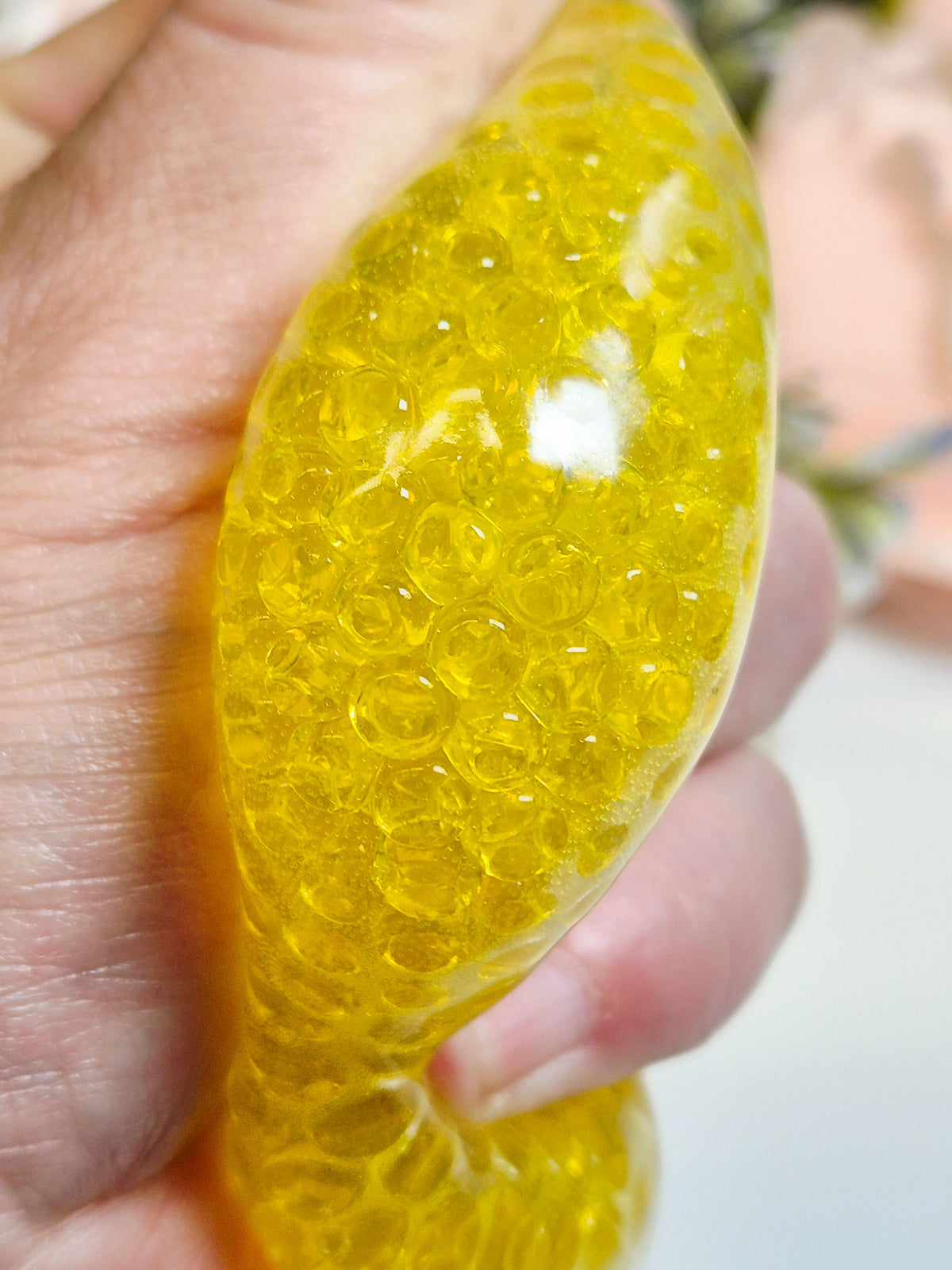 Stressball Banane Wasserperlen