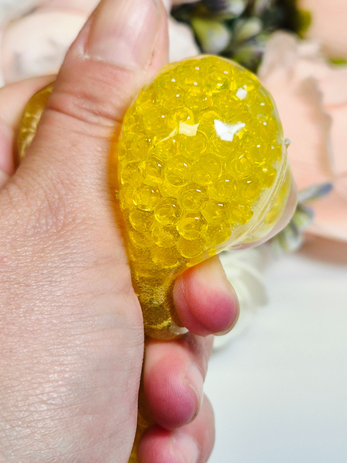 Stressball Banane Wasserperlen