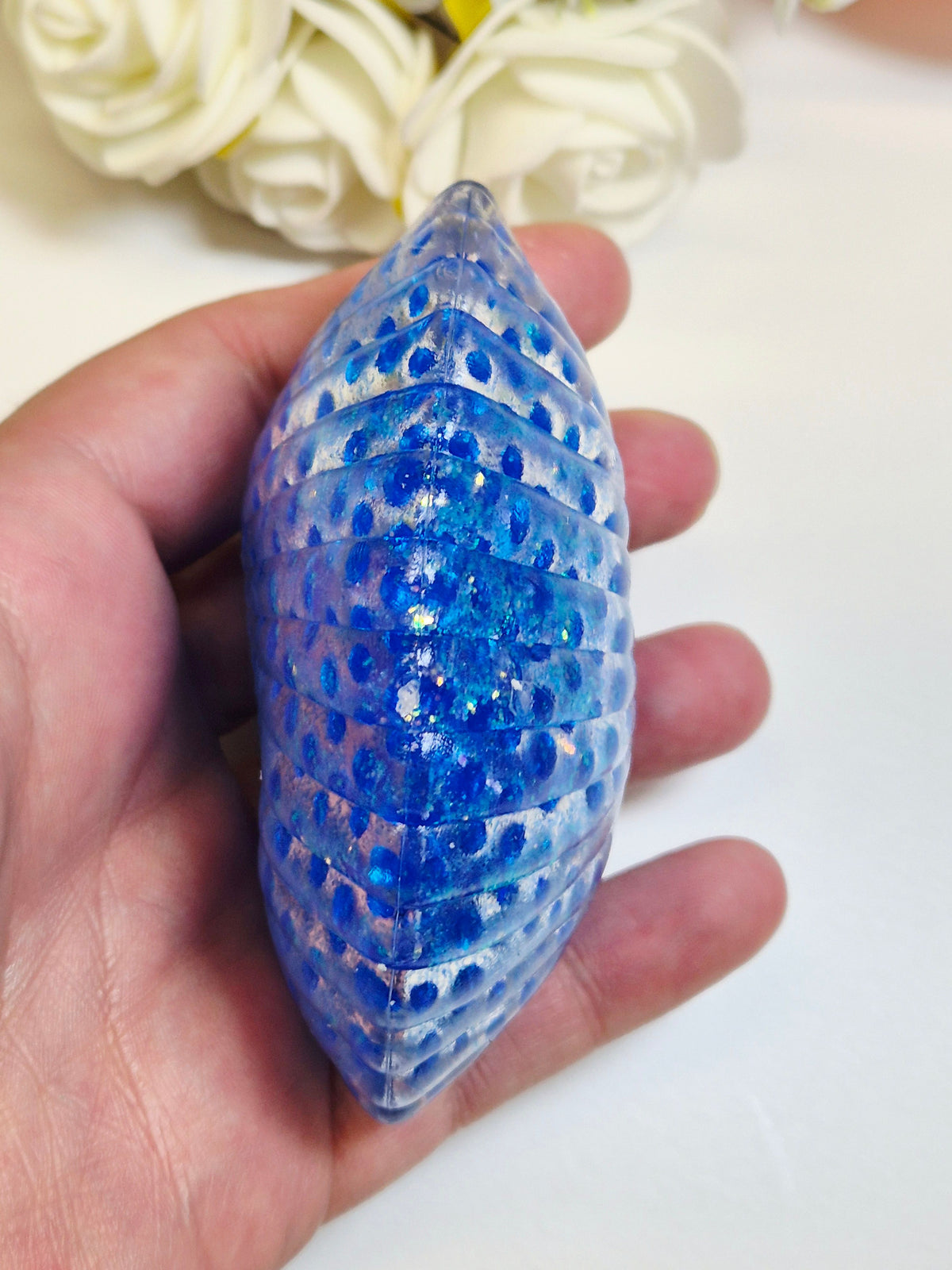 Stressball Muschel Wasserperlen