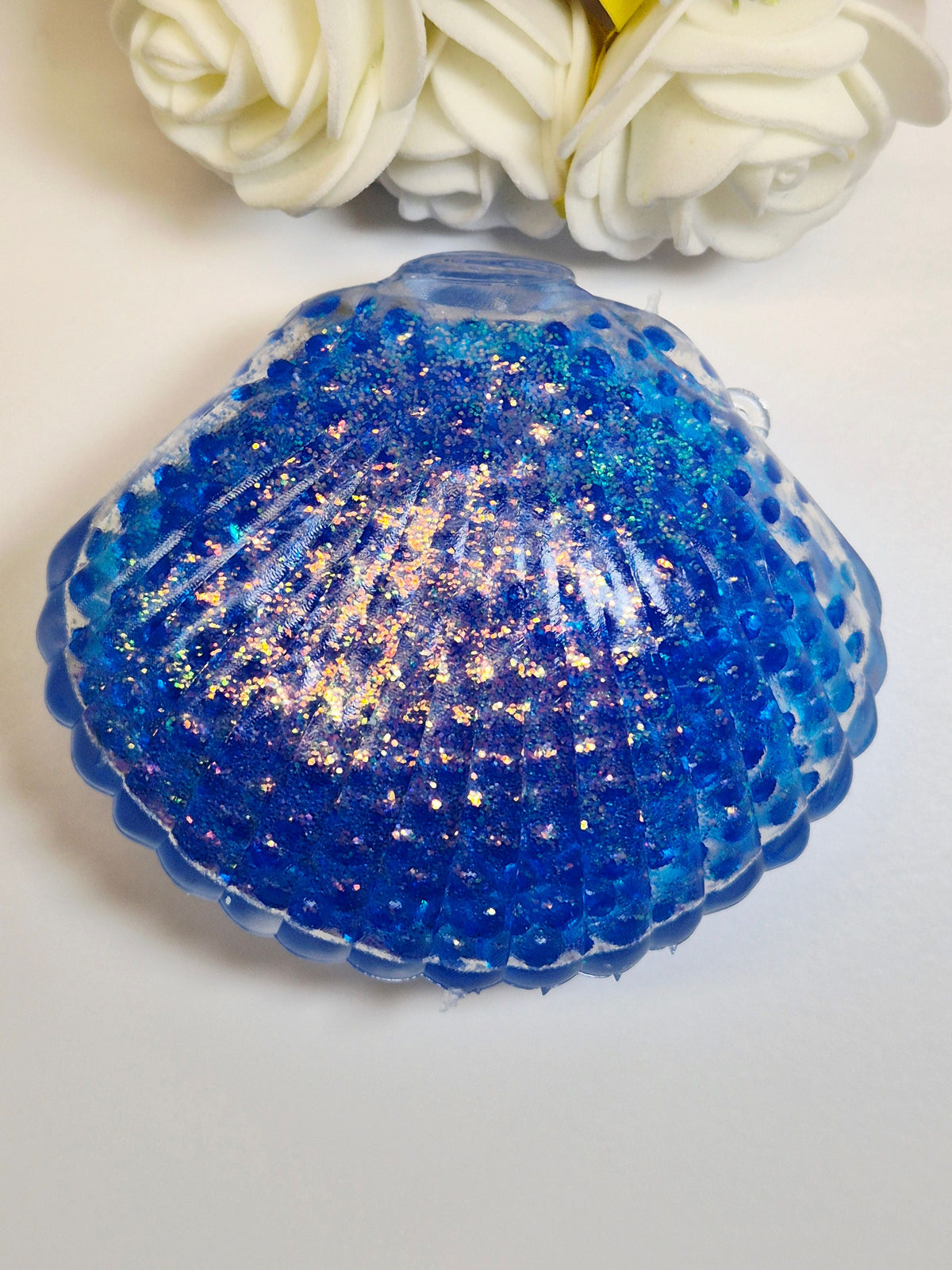 Stressball Muschel Wasserperlen