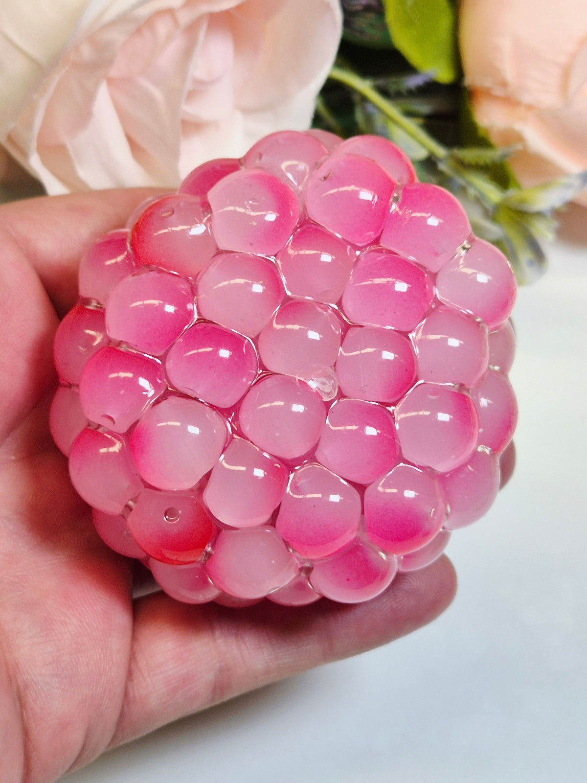 Stressball Glasperlen