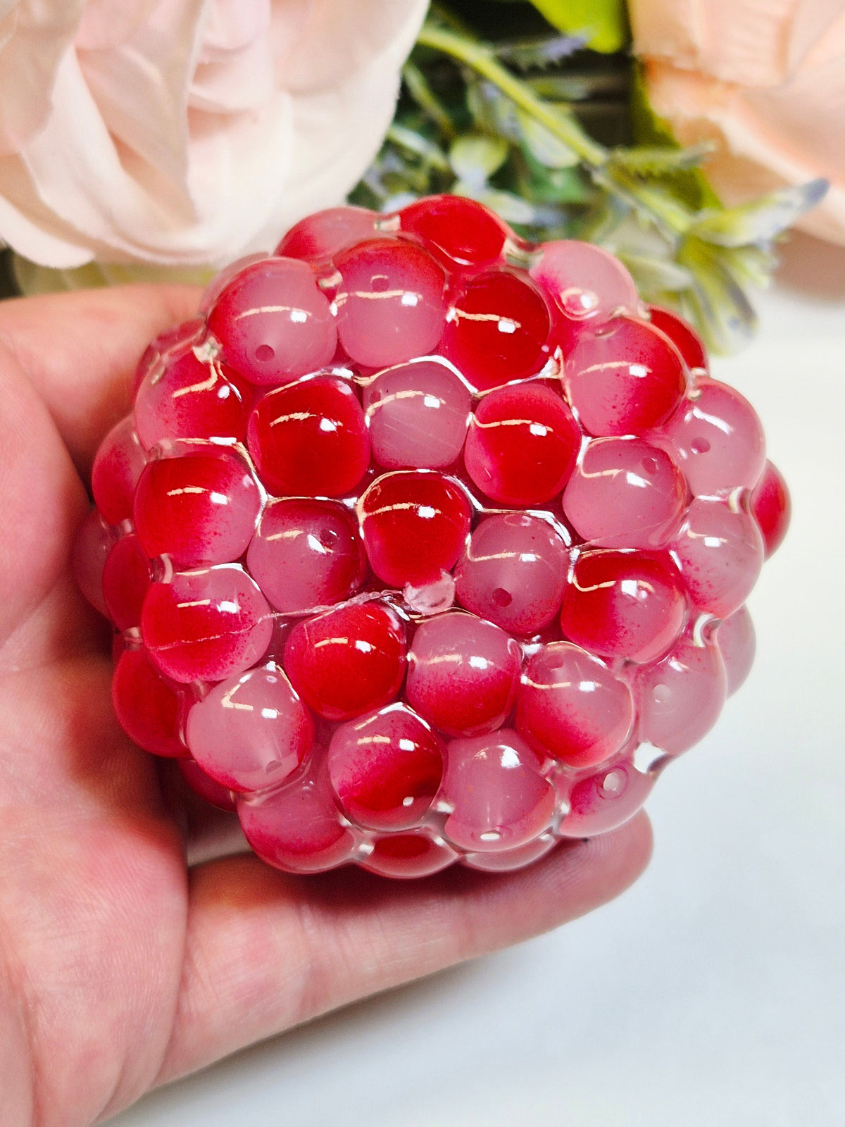 Stressball Glasperlen