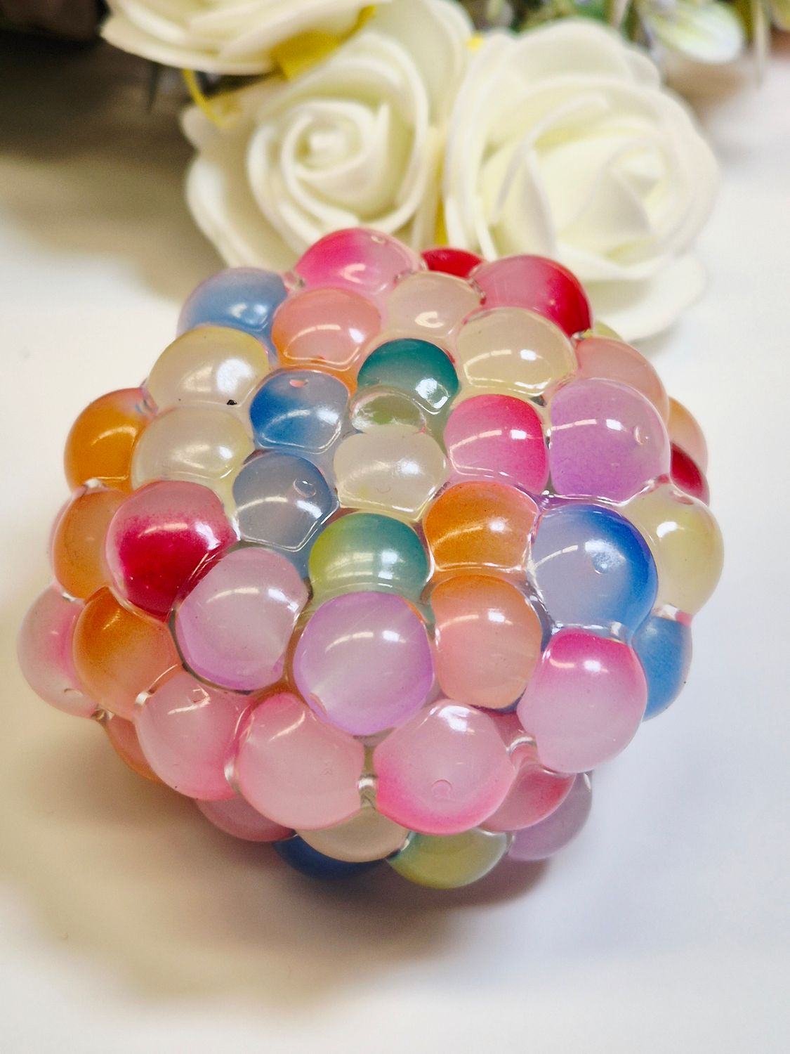 Stressball Glasperlen