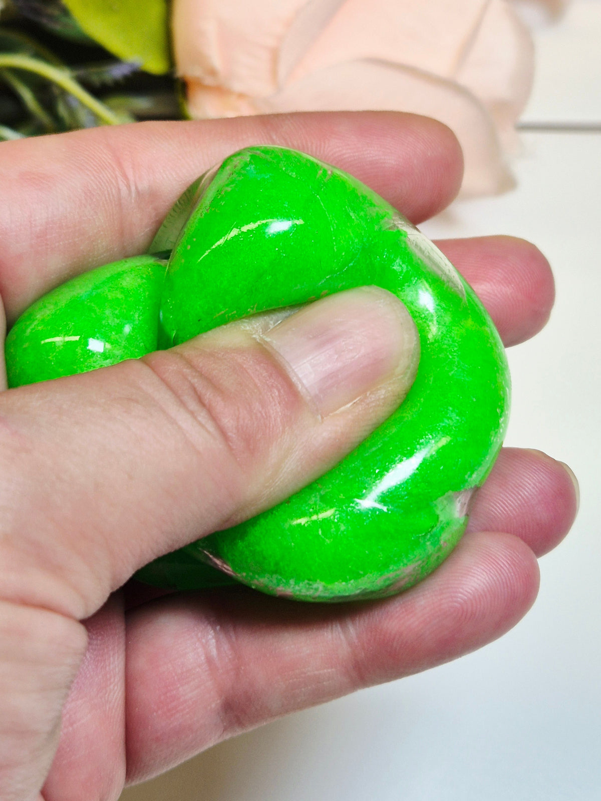 Stressball klein Kokosöl Neon