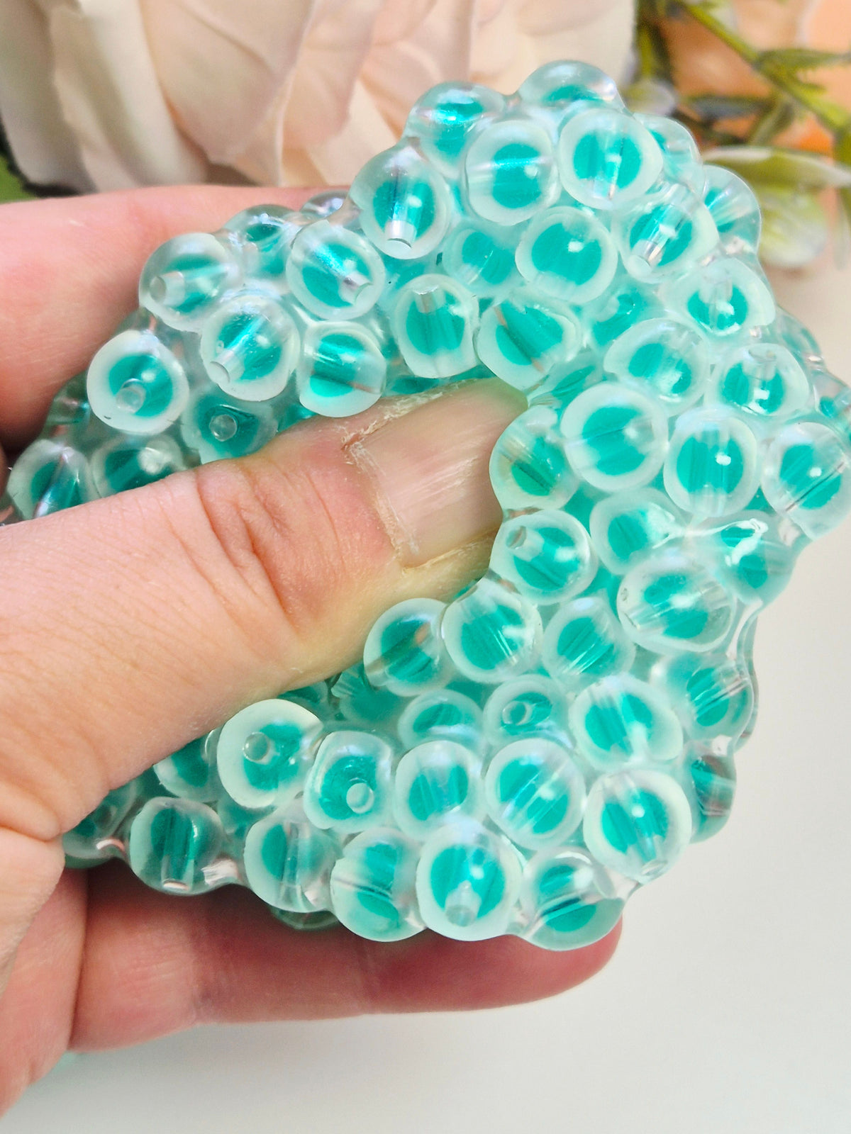 Stressball frozen beads