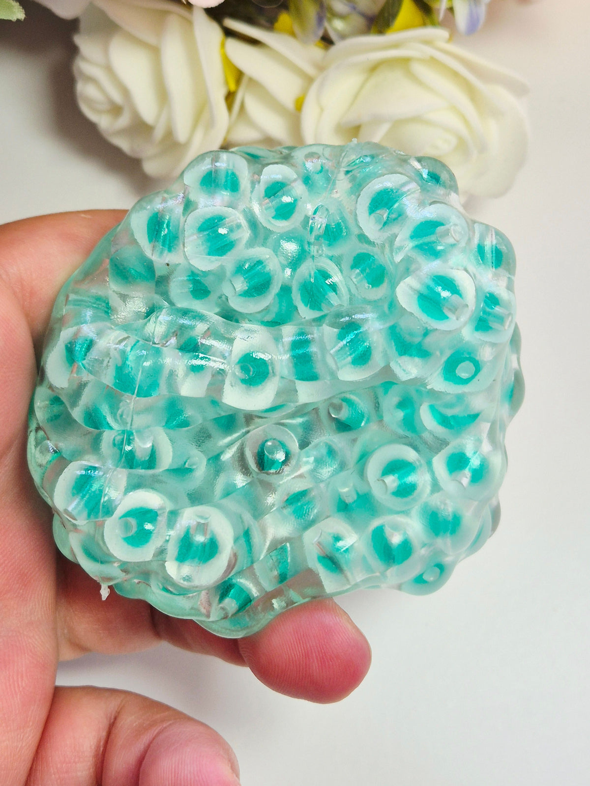 Stressball frozen beads