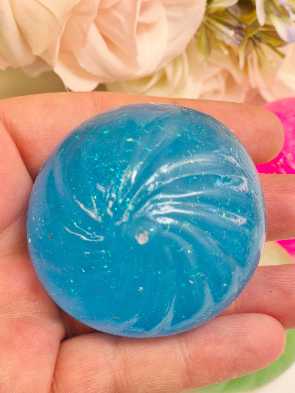 Stressball Dumpling Glitzerwasser