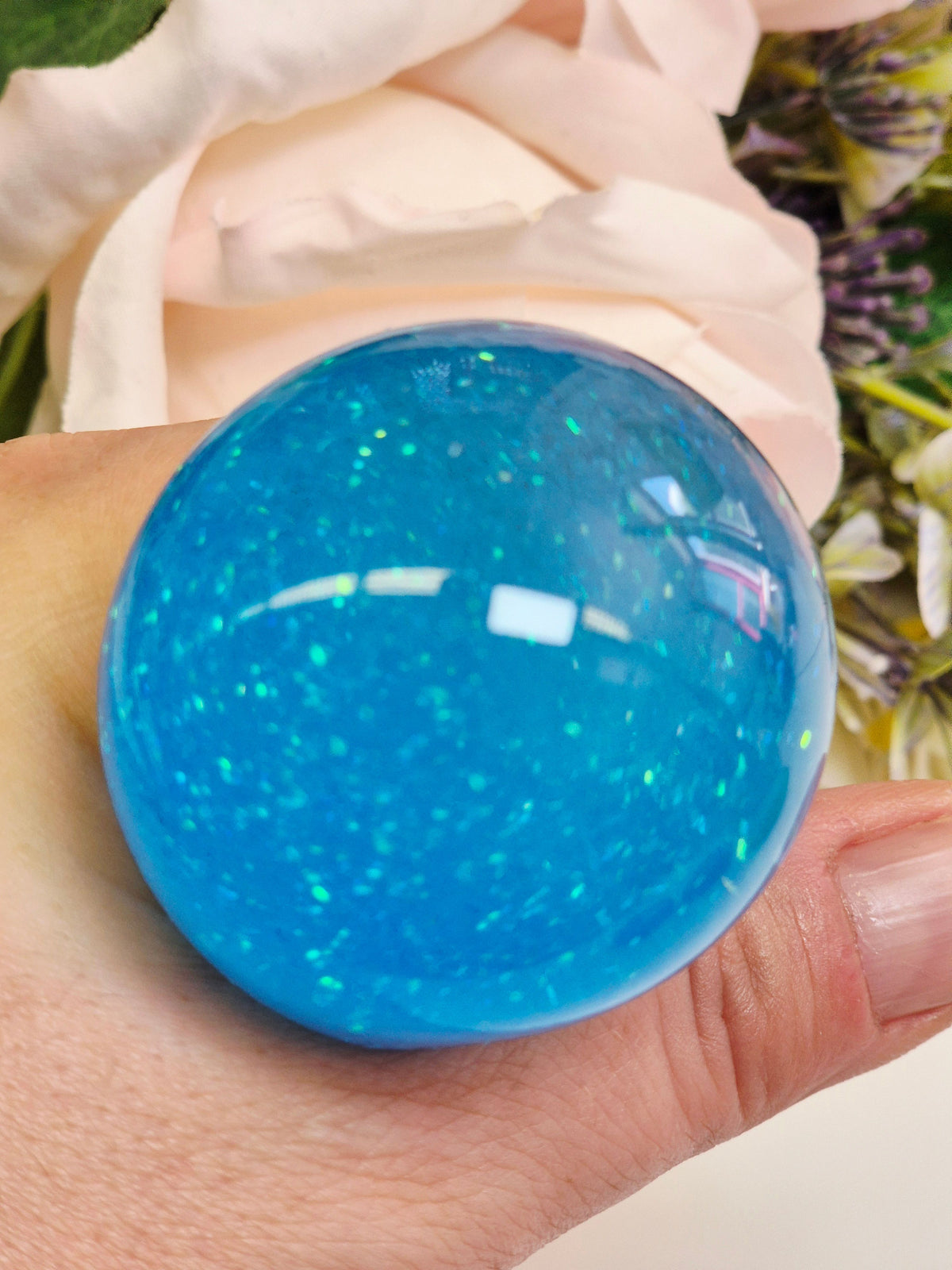 Stressball Dumpling Glitzerwasser