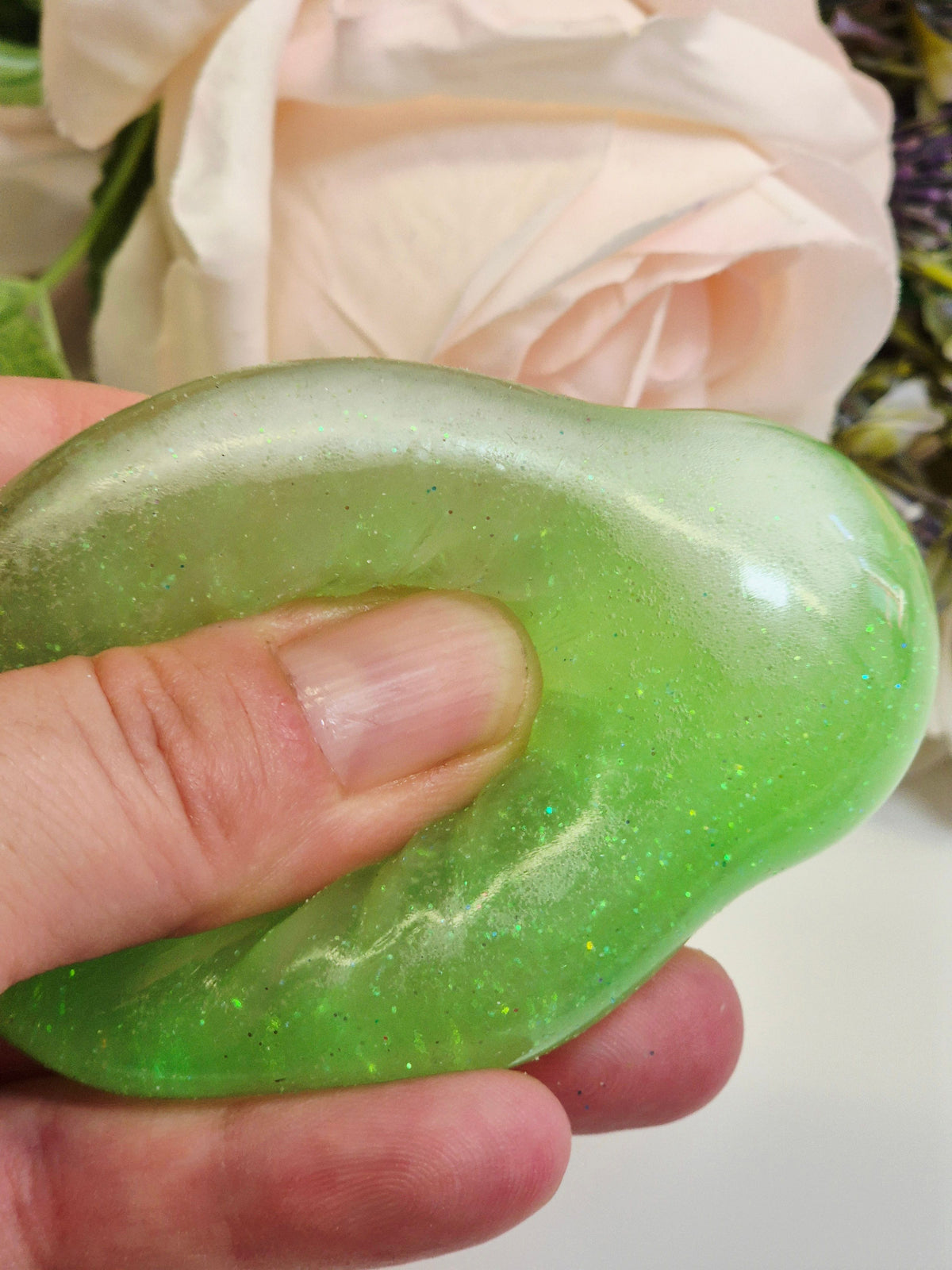 Stressball Dumpling Glitzerwasser