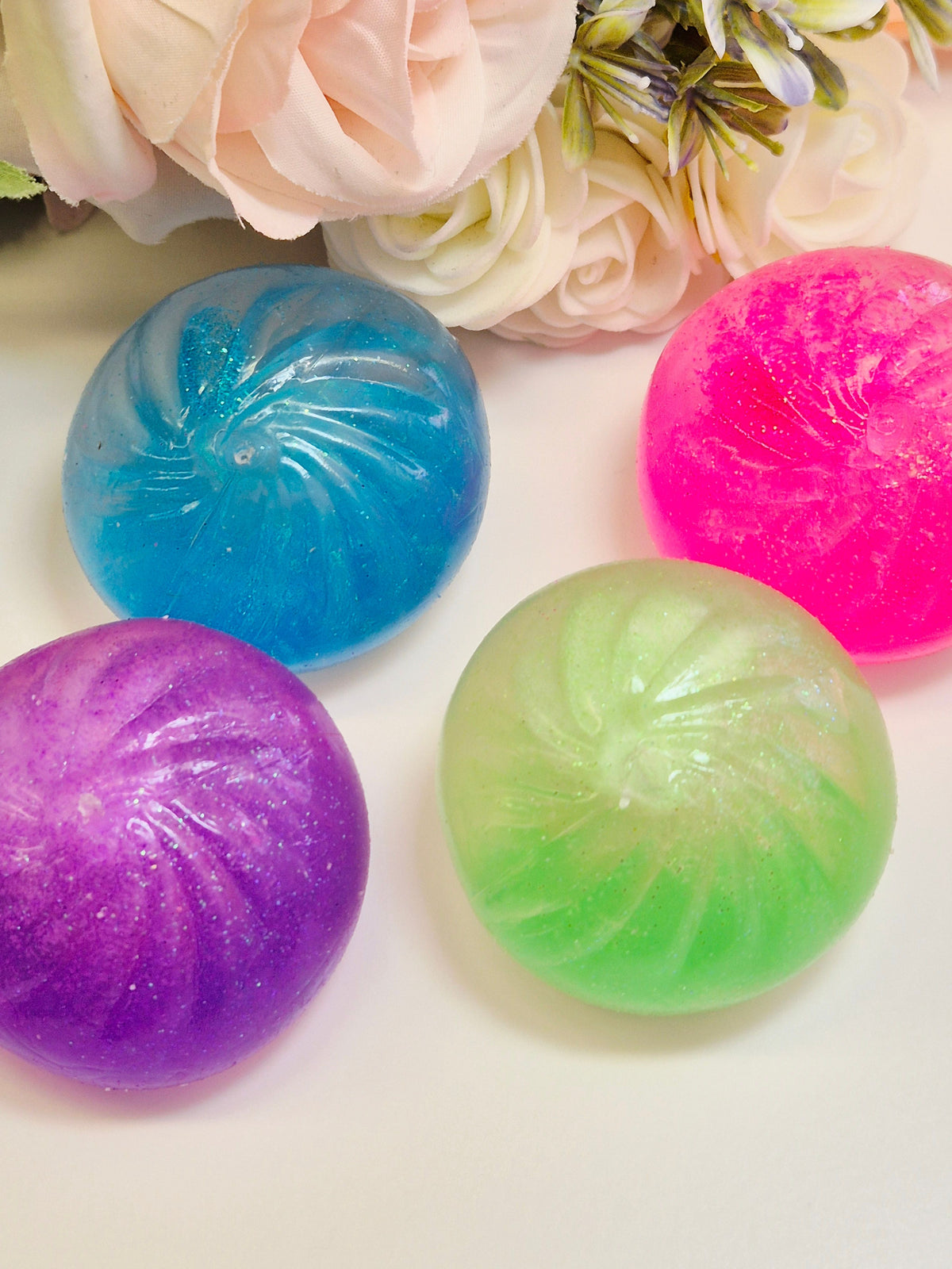 Stressball Dumpling Glitzerwasser