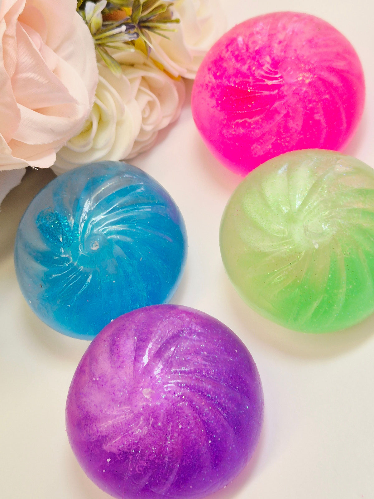 Stressball Dumpling Glitzerwasser