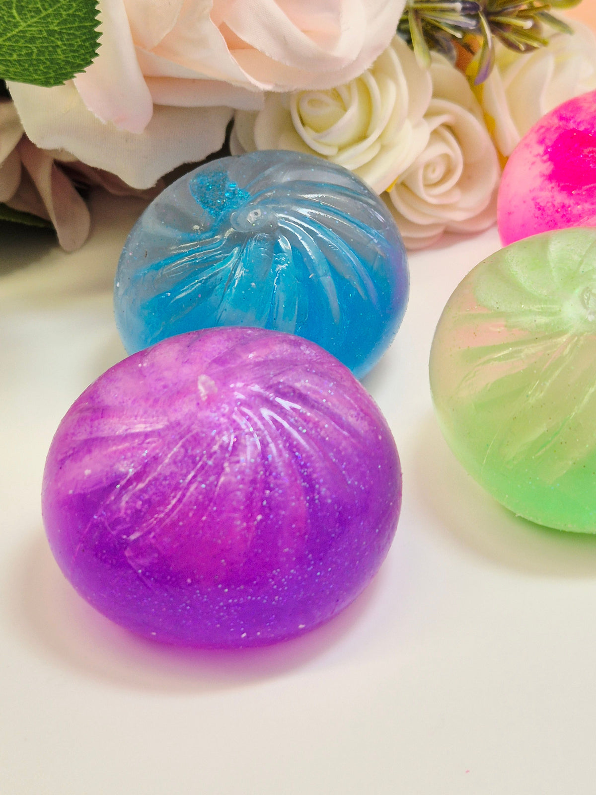 Stressball Dumpling Glitzerwasser