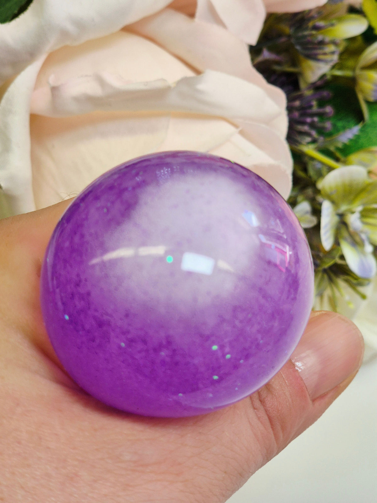Stressball Dumpling Glitzerwasser