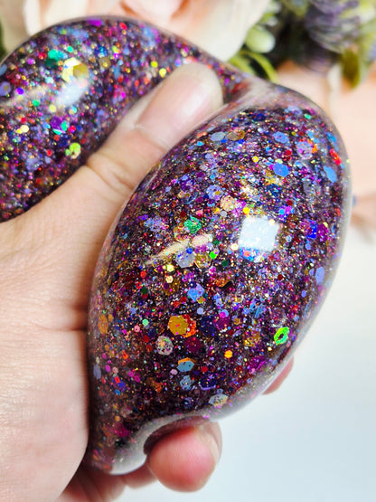 Stressball Jelly-Glitter Farbfestival