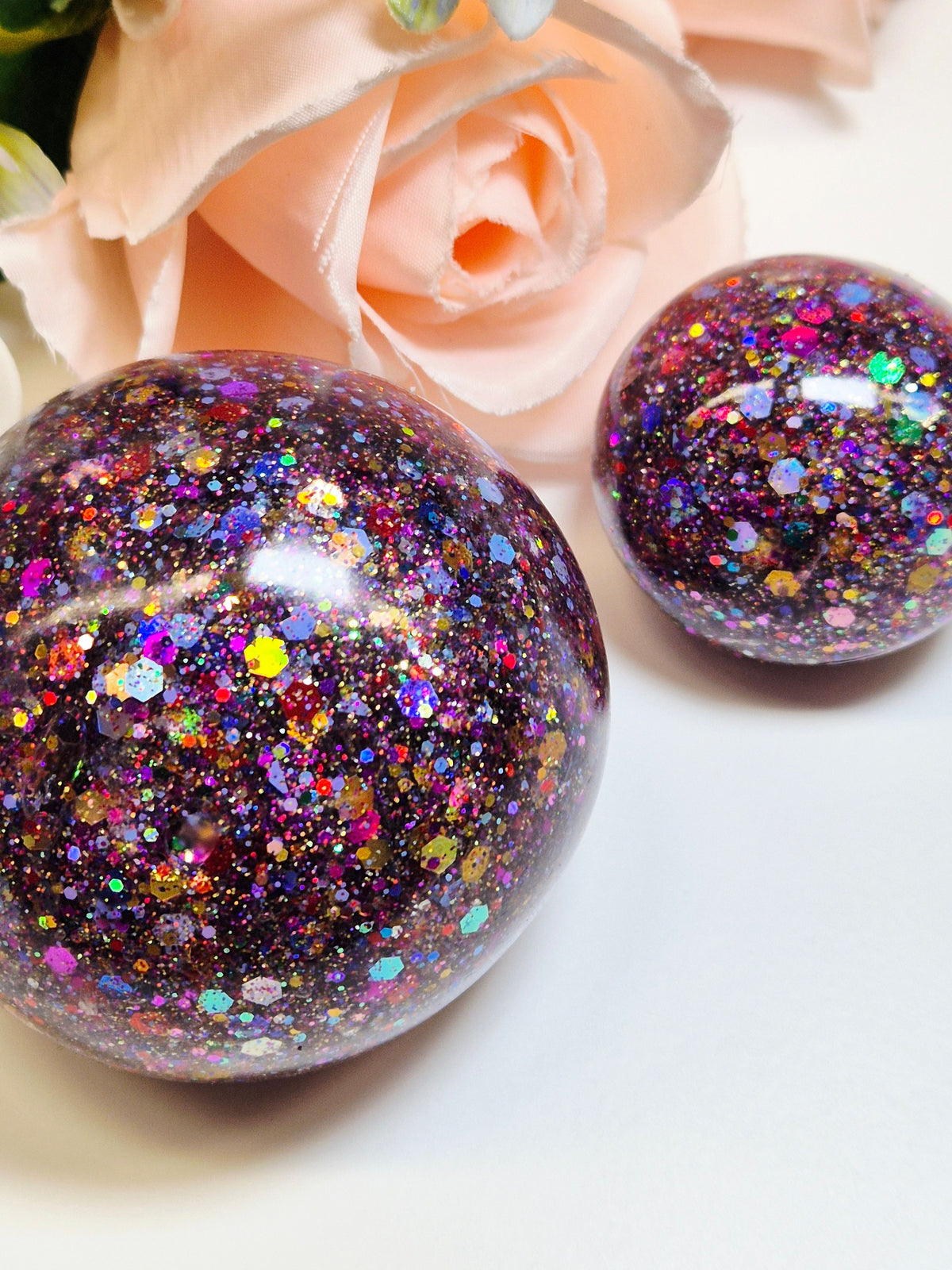 Stressball Jelly-Glitter Farbfestival