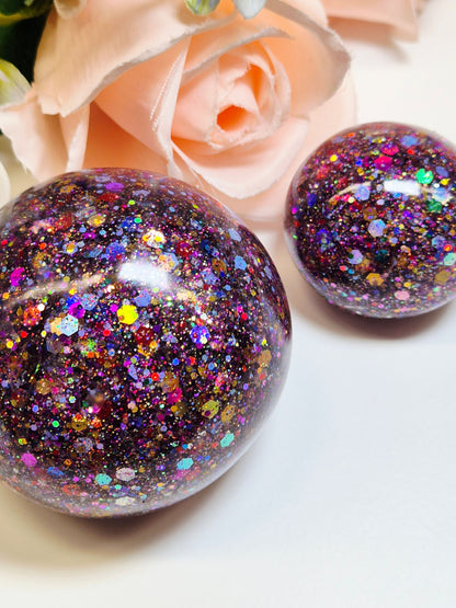 Stressball Jelly-Glitter Farbfestival
