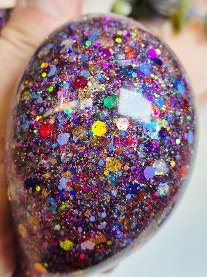 Stressball Jelly-Glitter Farbfestival